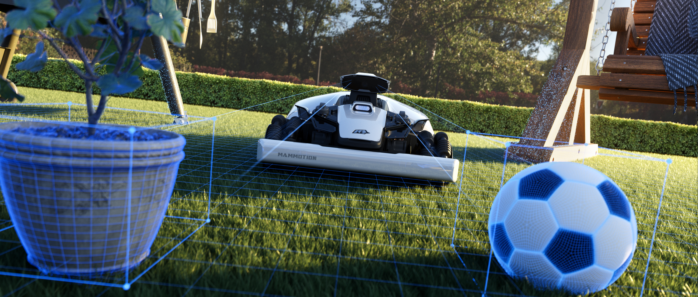 Mammotion AI object recognition robot lawn mower