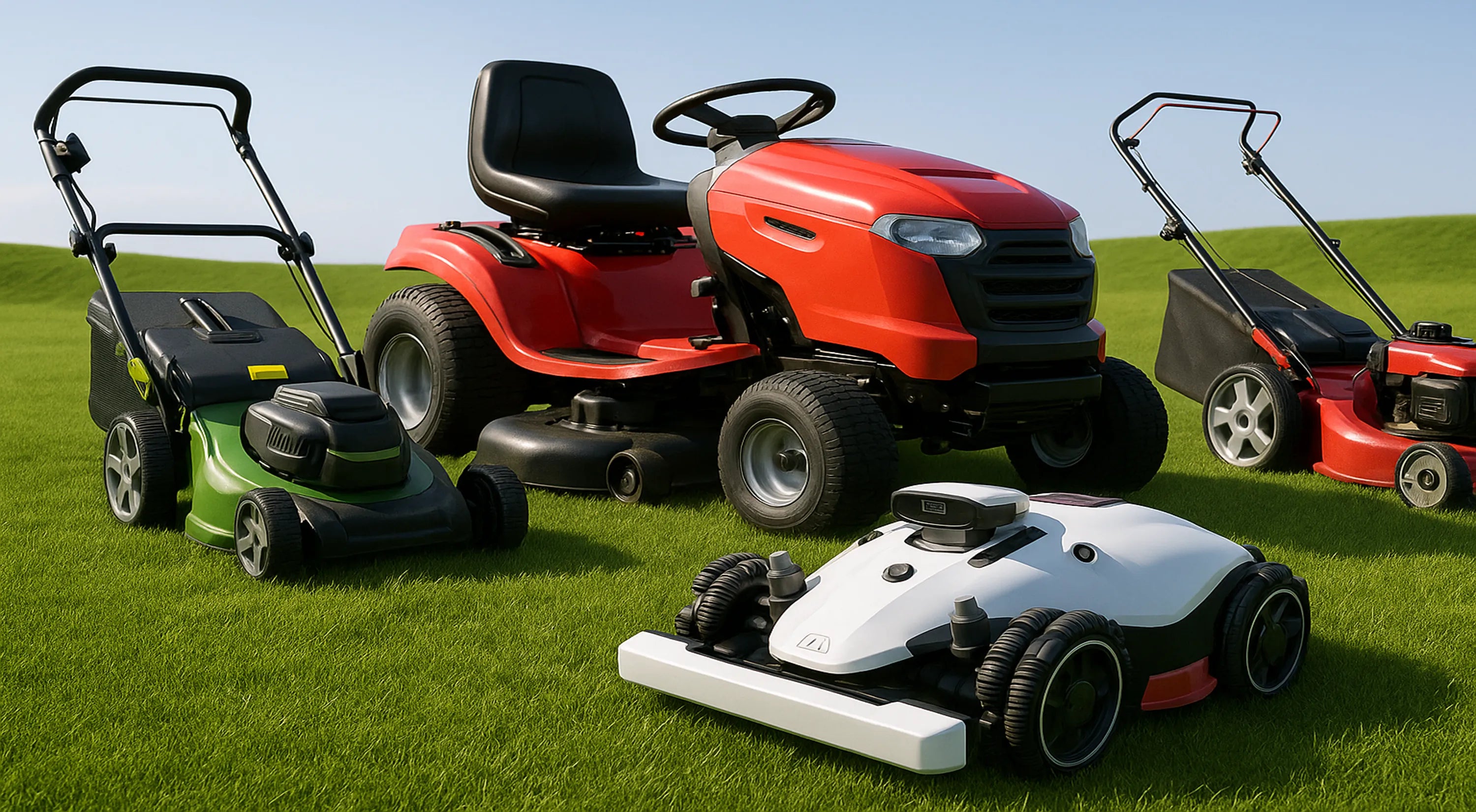 different types of lawn mower