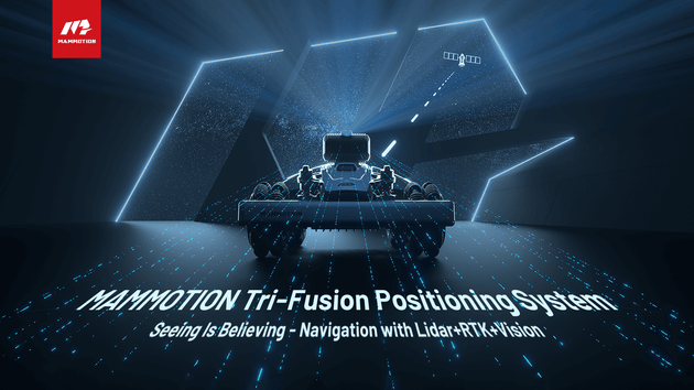 Mammotion robot lawnmower tri-fusion positioning system