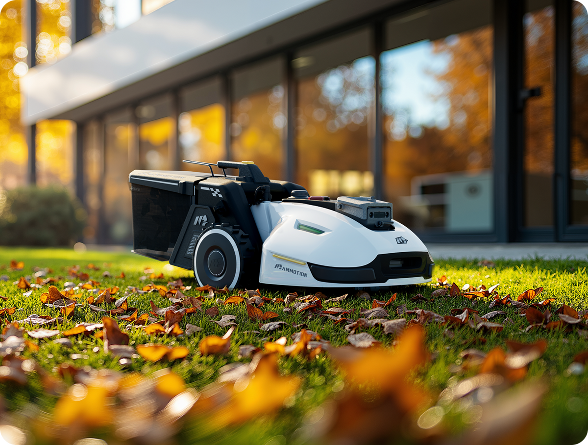 Mammotion YUKA robot lawn mower with leaf collector