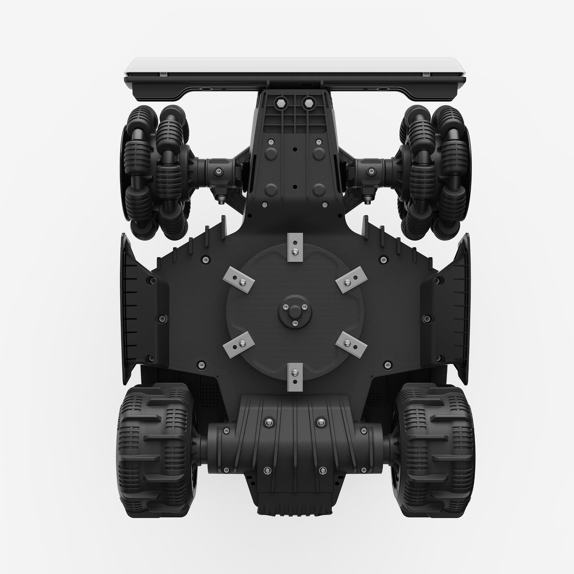 Mammotion LUBA mini AWD robotic lawn mower bottom view