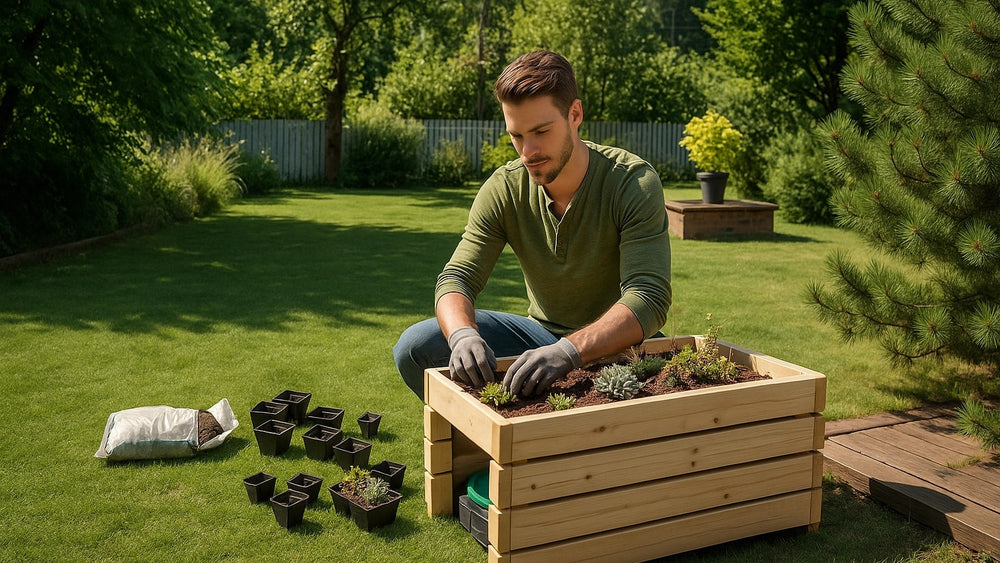 robot lawn mower garage  