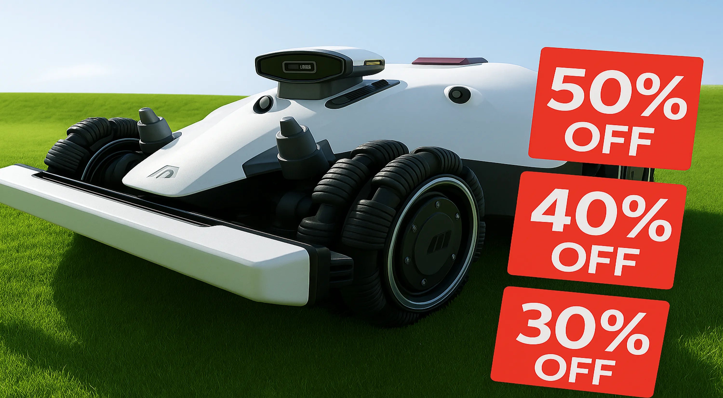 Mammotion good deals on lawn mowers