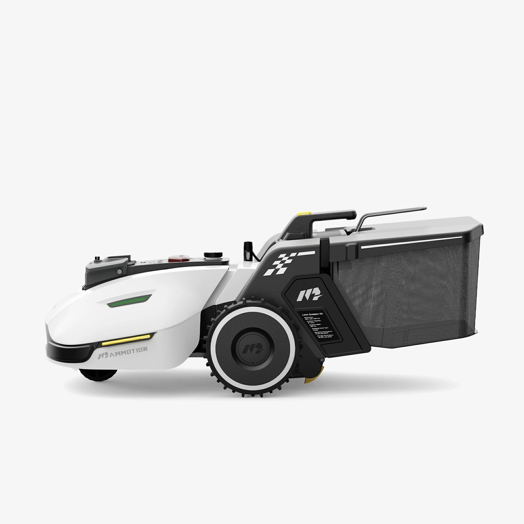 YUKA robot lawn mower side view2