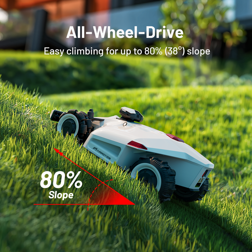 LUBA 2 AWD 1000 Robot Mower for 1000㎡ Mammotion UK