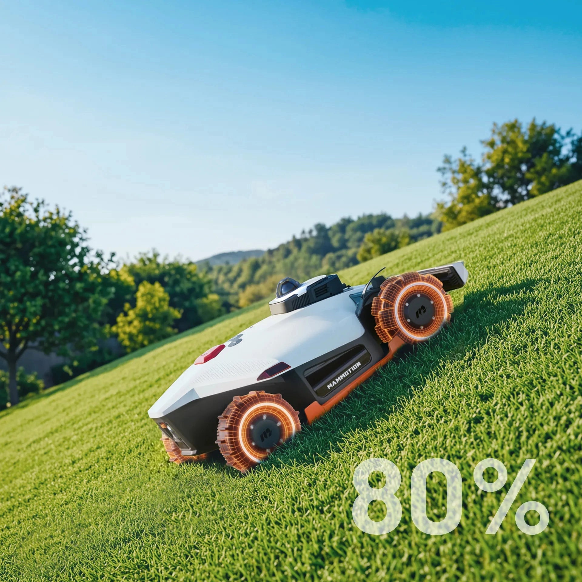 80% (38.6°) Slopes Climbing Power