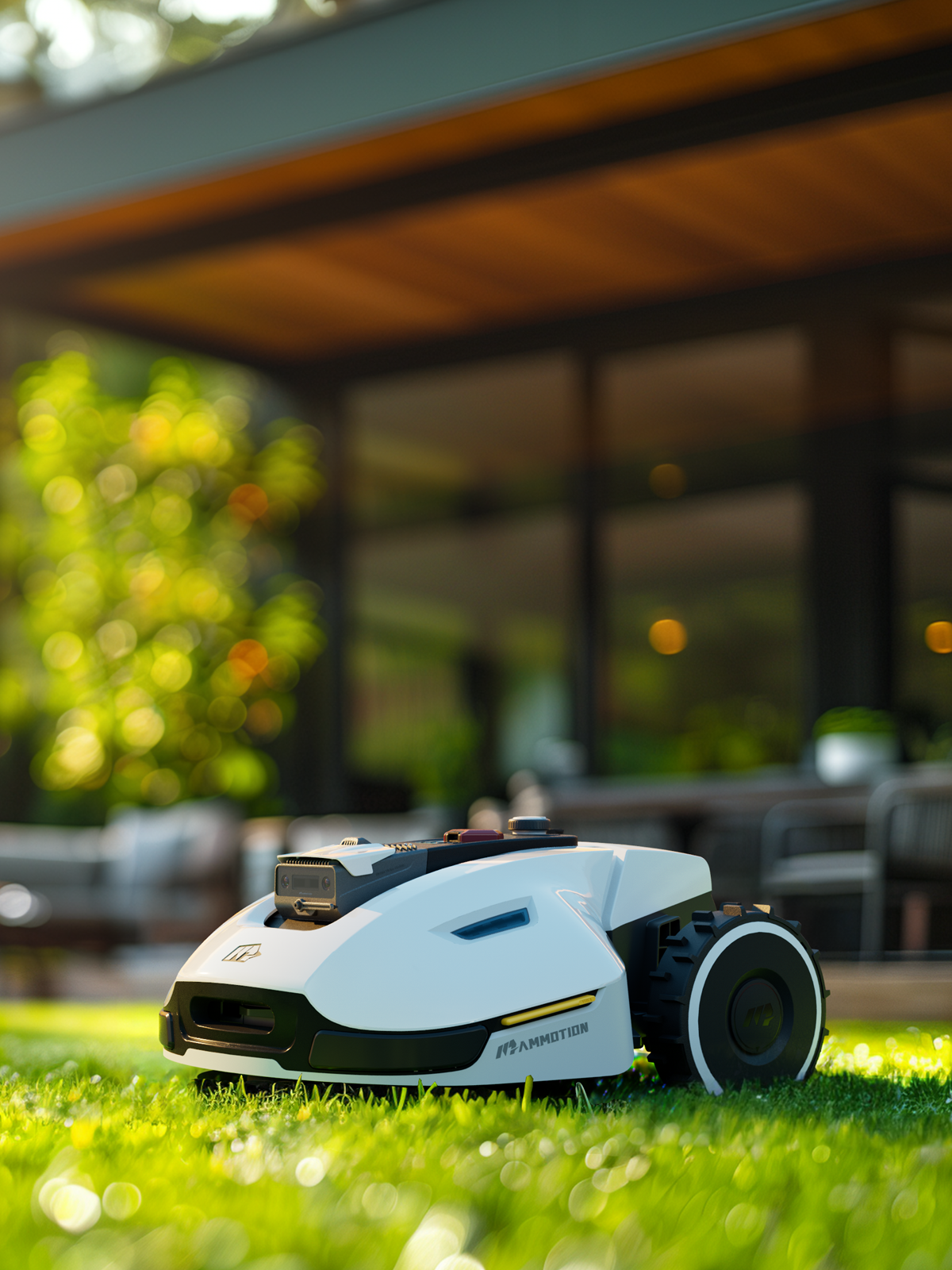Electric mower robot shop